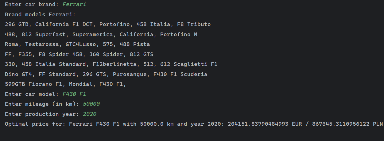 Prediction for Newer Model